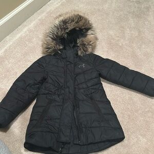 Under Armour size 4 girls parka coat
